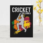 Sri Lanka Cricket Team  カード (黄色い花)