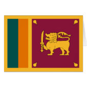 Sri Lanka Flag (正面横)