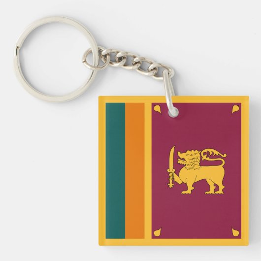 Sri Lanka Flag キーホルダー (正面)