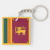 Sri Lanka Flag キーホルダー (裏面)