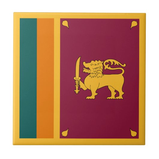 Sri Lanka Flag タイル (正面)