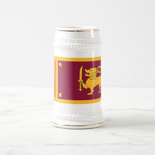 Sri Lanka Flag ビールジョッキ (中央)