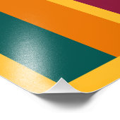 Sri Lanka Flag フォトプリント (角)