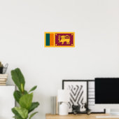Sri Lanka Flag ポスター (ホームオフィス)