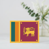 Sri Lanka Flag ポストカード (スタンド正面)