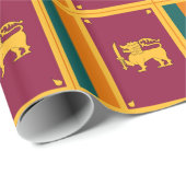 Sri Lanka Flag ラッピングペーパー (ロールコーナー)