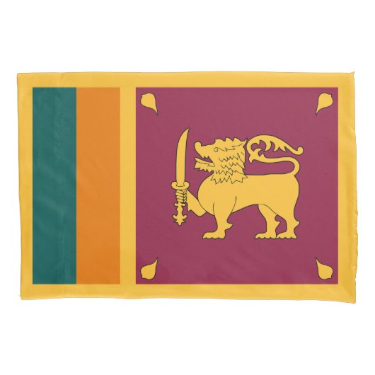 Sri Lanka Flag 枕カバー (正面)