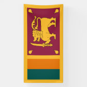 Sri Lanka Flag 横断幕 (縦)