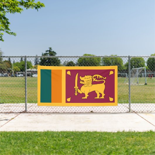 Sri Lanka Flag 横断幕 (インサイチュ)