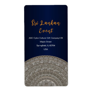 Sri Lanka invitation design ラベル
