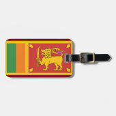 Sri Lanka National Flag Lion Symbol ラゲッジタグ (正面横)