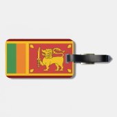 Sri Lanka National Flag Lion Symbol ラゲッジタグ (裏面横)