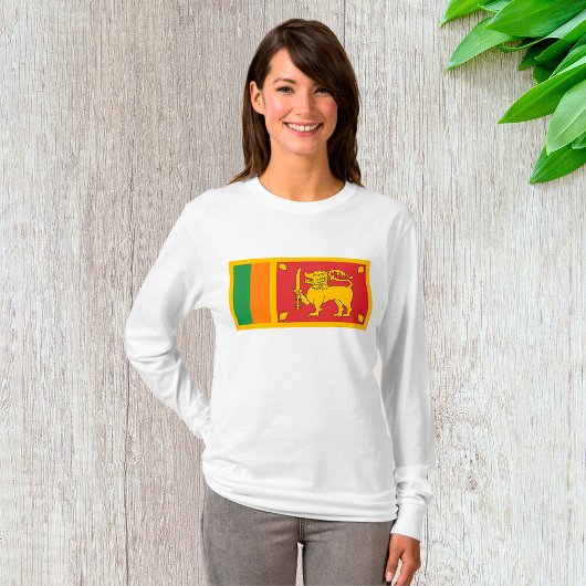 Sri Lanka National Flag Lion Symbol Tシャツ