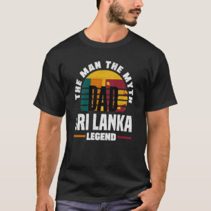 Sri Lanka Sri Lankan Sri Lanka Flag Fathers Day Tシャツ