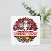 Sri Lanka Sri-Lankisch Schweizer Schweiz Baum カード (スタンド正面)