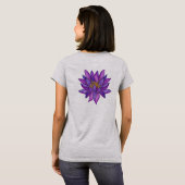 SRI LANKA Word with Lotus Tシャツ (裏面フル)