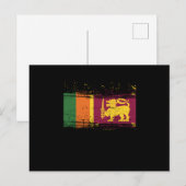 Sri Lankan Flag Sri Lanka Culture National Country ポストカード (正面/裏面)