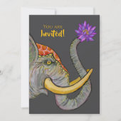 Sri Lankan Heritage Hand-painted 招待状 (正面)