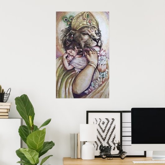 Sri Narasimha – ポスター (ホームオフィス)