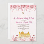 Sri Sukhmani Sahib path digital invitation 招待状 (正面/裏面)