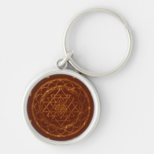 Sri Yantra2 Keychain キーホルダー (正面)