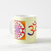 Sri Yantra コーヒーマグカップ (正面左)