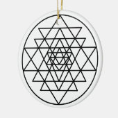 Sri Yantra セラミックオーナメント (左)