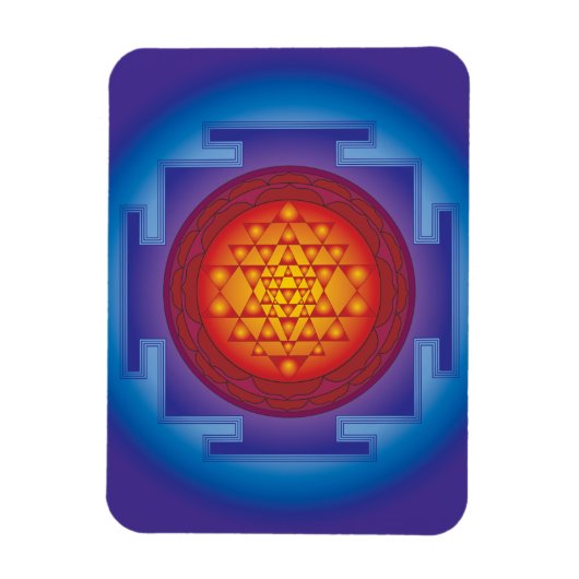 SRI YANTRA – 炎 マグネット (縦)
