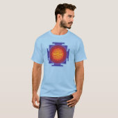 Sri Yantra -炎 Tシャツ (正面フル)