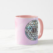 Sri Yantra – Customizable Protection Talisman マグカップ (正面右)