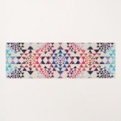 Sri Yantra/Sriのチャクラパターン-質を絵を描いて下さい ヨガマット (裏面(横))