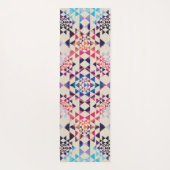 Sri Yantra/Sriのチャクラパターン-質を絵を描いて下さい ヨガマット (裏面)