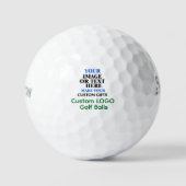 Srixon Soft Feel ゴルフボール - 名前・ロゴ入れパック (正面)