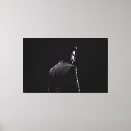 SRK Shahrukh Khan King Of Bollywood キャンバスプリント (正面)