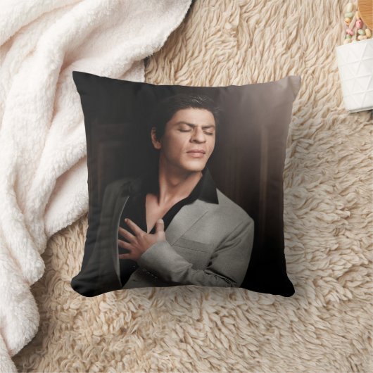SRK Shahrukh Khan King Of Bollywood クッション (ブランケット)
