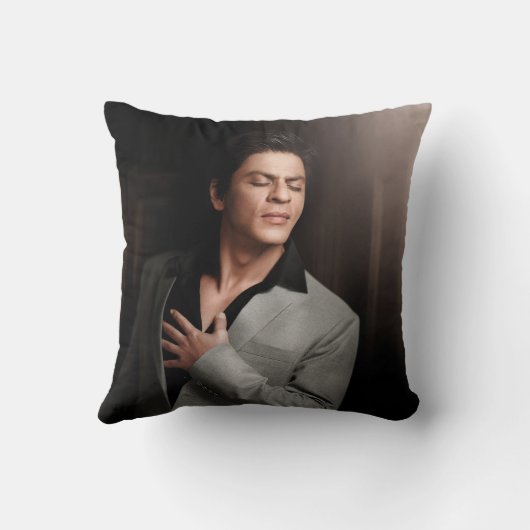 SRK Shahrukh Khan King Of Bollywood クッション (裏面)