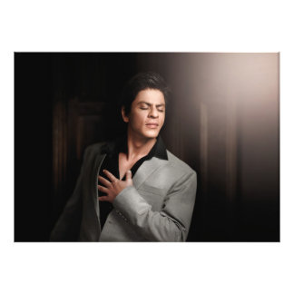 SRK Shahrukh Khan King Of Bollywood フォトプリント