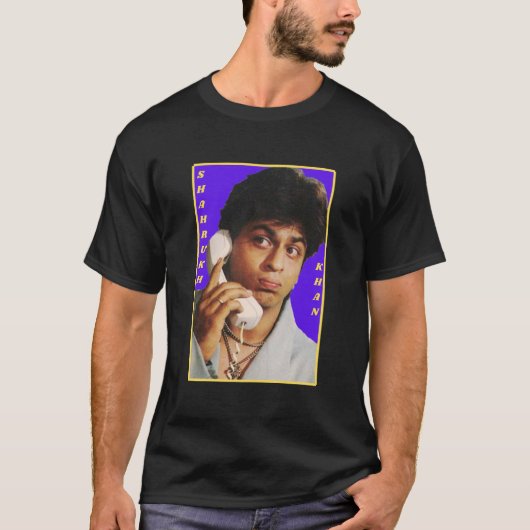 SRK | Shahrukh Khan | Shah Rukh Khan Funny Face Tシャツ (正面)