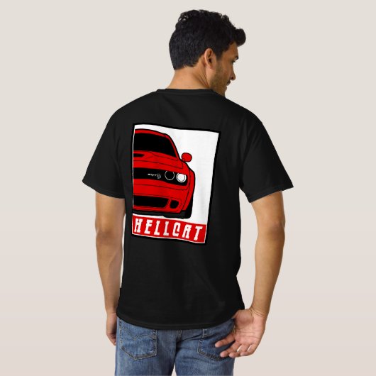 SRT DODGE HELLCAT Tシャツ (裏面フル)