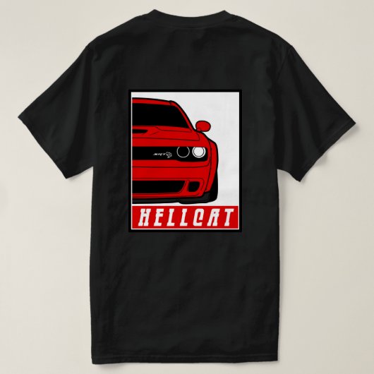 SRT DODGE HELLCAT Tシャツ (デザイン裏面)