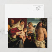 SSとSacra Converthaitone。セバスチャン・キャサリン ポストカード (正面/裏面)