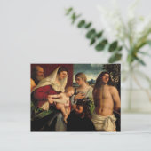 SSとSacra Converthaitone。セバスチャン・キャサリン ポストカード (スタンド正面)