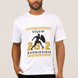 SSのスポーツTekを走るPheidippidesの愚かなマラソン Tシャツ