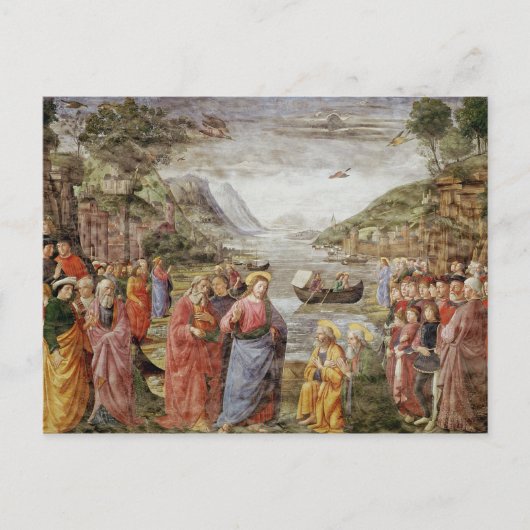 SSの呼び出し。ペテロとアンドリュー1481年 ポストカード (正面)