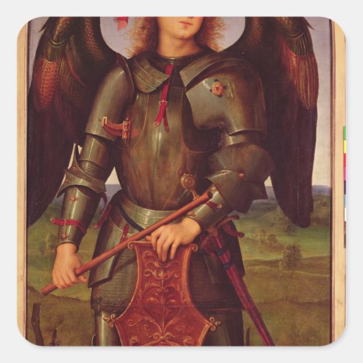 SSを持つヴァージンと子。ラファエルと スクエアシール (正面)