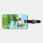 SSアンドリュー&ジュードと2人の女性ゴルファー ラゲッジタグ (裏面横)