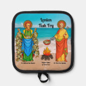 SSアンドリュー&ピーターの魚のフライ調理法 鍋敷き (正面)