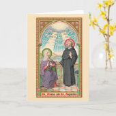 SSオスティアでモニカとオーガスティン(SAU 047) カード (黄色い花)