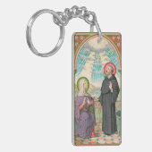 SSオスティアでモニカとオーガスティン(SAU 047) キーホルダー (正面左)