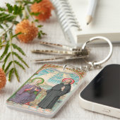 SSオスティアでモニカとオーガスティン(SAU 047) キーホルダー (正面右)